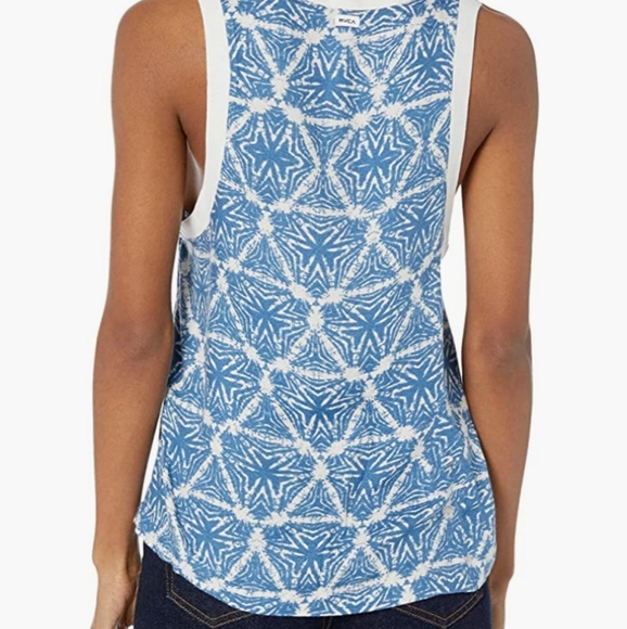 RVCA SHIBA SCOOP SLEEVELESS TOP - Picture 2 of 16